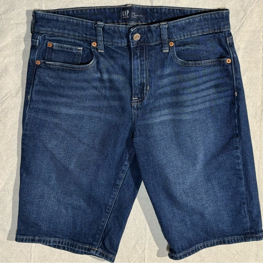 Gap Denim Bermuda Shorts, 33" waist